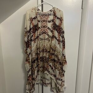 Bohemian Patterned Kimono Cardigan